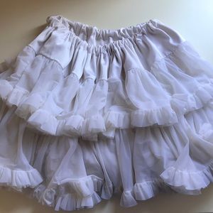 American Apparel reversible white petticoat